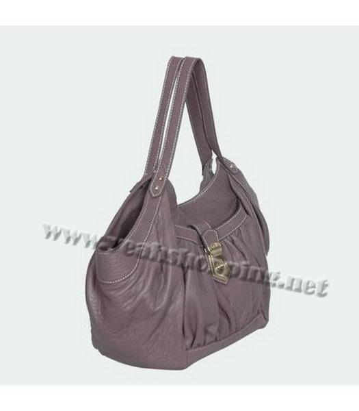 Fendi Sheepskin Leather Bag Light Purple-1