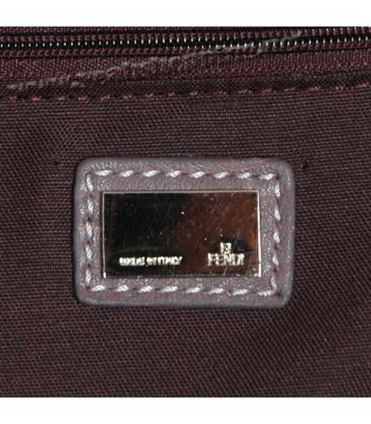 Fendi Sheepskin Leather Bag Light Purple-3