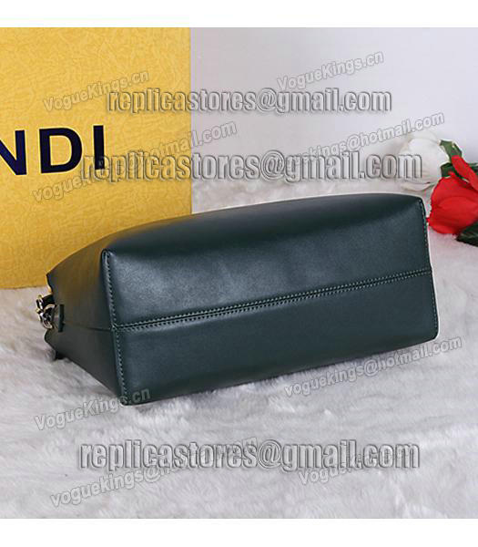 Fendi Top-quality Shoulder Bag 9031 In Dark Green Leather-5