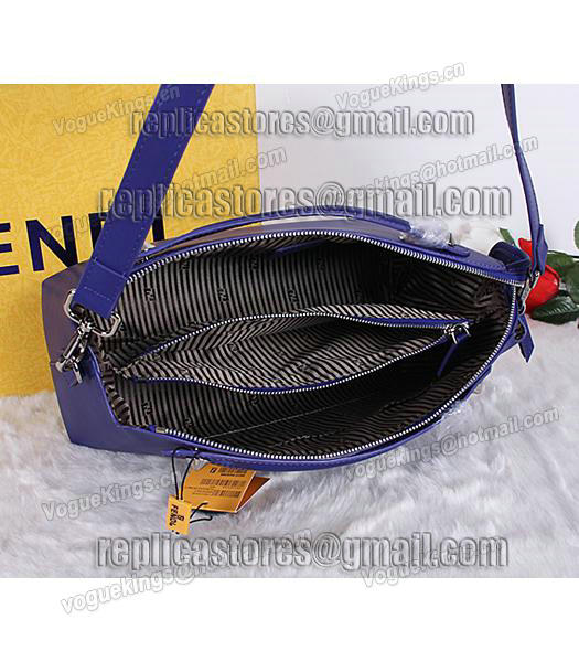 Fendi Top-quality Shoulder Bag 9031 In Sapphire Blue Leather-3
