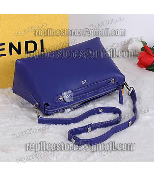 Fendi Top-quality Shoulder Bag 9031 In Sapphire Blue Leather-4
