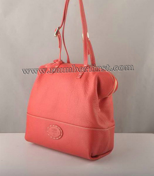 Fendi Tote Bag Red Cow Leather-1