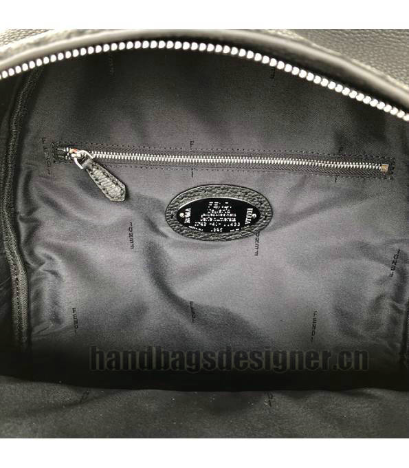 Fendi Yellow Eye Black Original Calfskin Leather Backpack-5