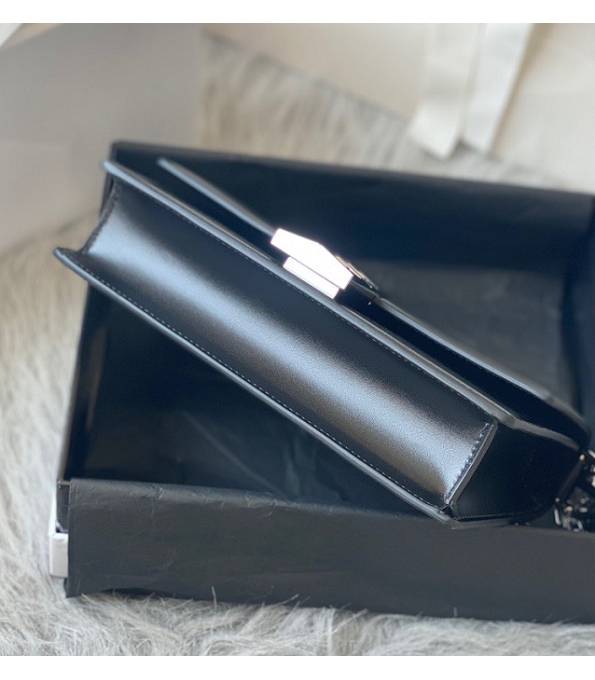 Givenchy 4G Black Original Box Calfskin Leather Silver Chain 20cm Crossbody Bag-8