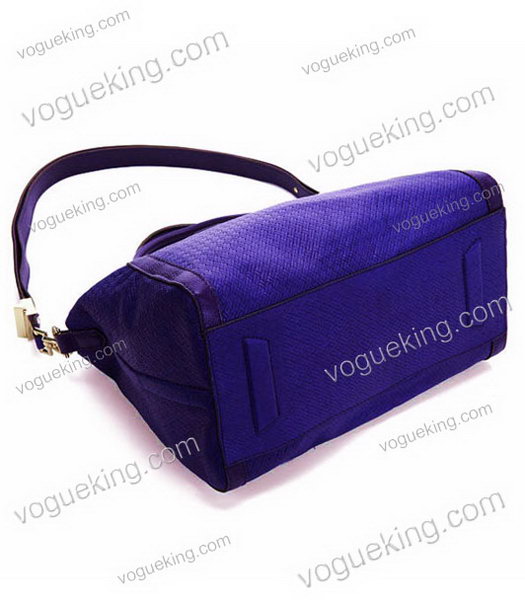 Givenchy Antigona Bag Embossing Weave Leather Dark Purple-3
