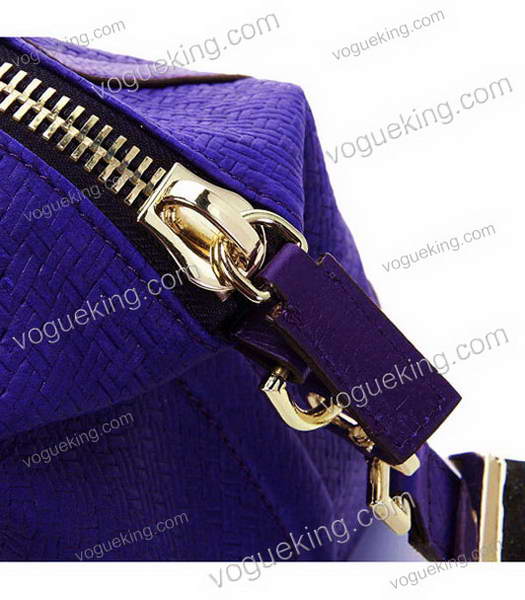 Givenchy Antigona Bag Embossing Weave Leather Dark Purple-5
