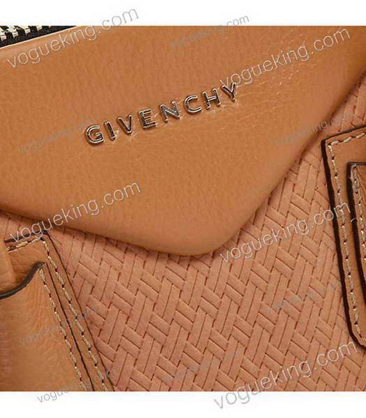 Givenchy Antigona Bag Embossing Weave Leather Earth Yellow-4