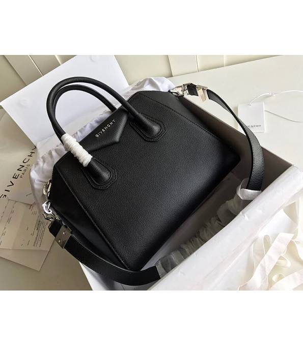 Givenchy Antigona Black Original Grained Veins Lambskin Leather 28cm Small Tote Bag