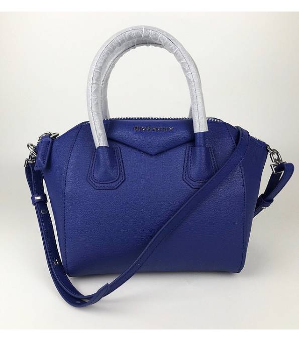 Givenchy Antigona Blue Original Grained Veins Lambskin Leather 23cm Medium Tote Bag