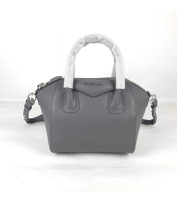 Givenchy Antigona Grey Original Grained Veins Lambskin Leather 23cm Medium Tote Bag