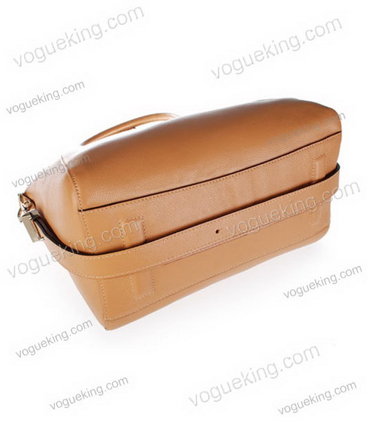 Givenchy Antigona Litchi Veins Leather Bag in Apricot-3