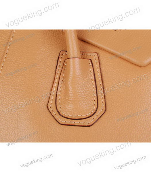 Givenchy Antigona Litchi Veins Leather Bag in Apricot-4