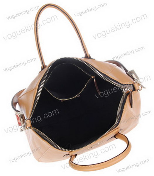 Givenchy Antigona Litchi Veins Leather Bag in Apricot-6