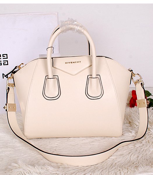 Givenchy Antigona Offwhite Leather Small Bag