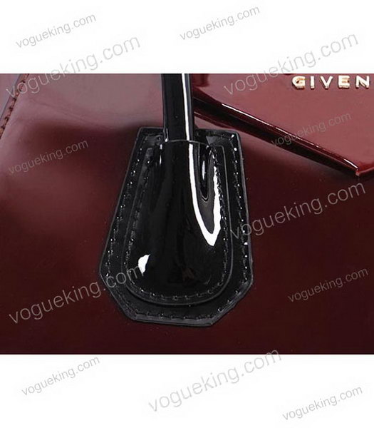Givenchy Antigona Patent Leather Bag in Wine Red-4
