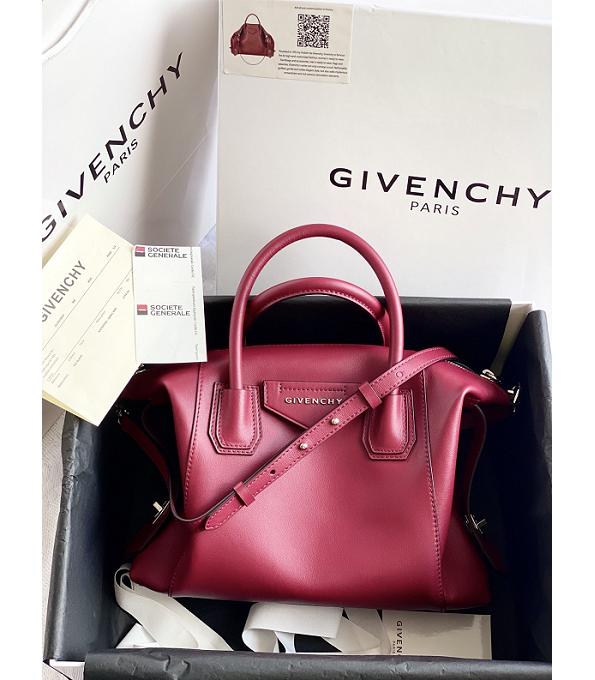 Givenchy Antigona Soft Jujube Original Smooth Real Leather 30cm Medium Tote Bag