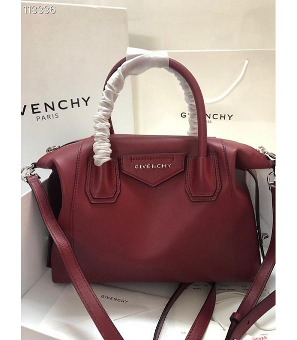 Givenchy Antigona Soft Red Original Smooth Real Leather 30cm Medium Tote Bag