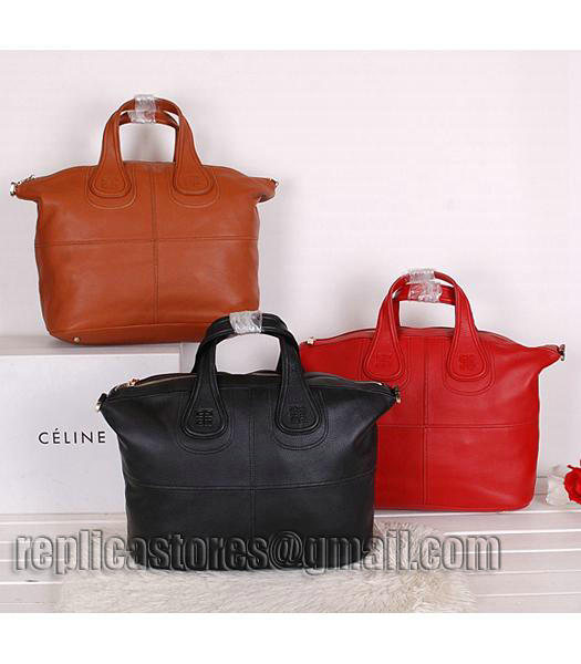 Givenchy Black Original Leather Designer Bag Medium Bag-7