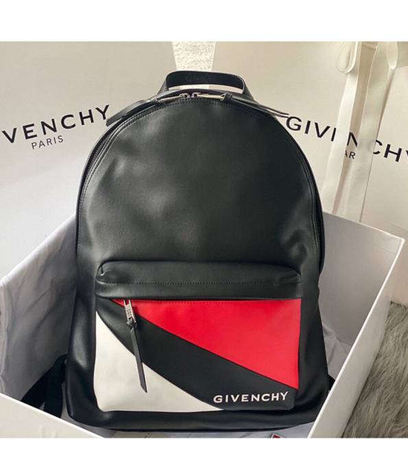 Givenchy Black/Red Original Smooth Calfskin Leather Backpack
