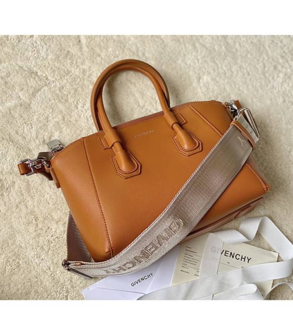 Givenchy Brown Original Smooth Calfskin Leather Mini Antigona Sport Bag