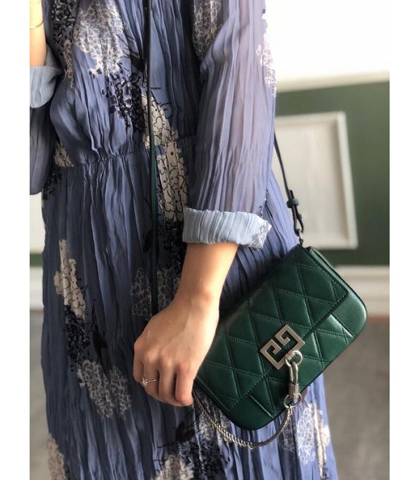 Givenchy Green Original Quilted Lambskin Leather Shoulder Bag