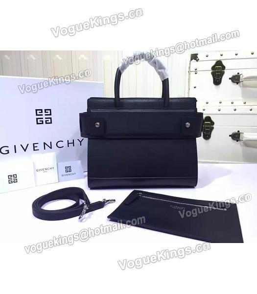 Givenchy Horizon 28cm Black Leather Top Handle Bag-2