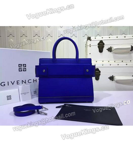 Givenchy Horizon 28cm Blue Leather Top Handle Bag-2