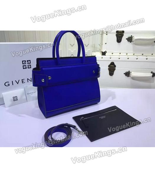 Givenchy Horizon 28cm Blue Leather Top Handle Bag-3