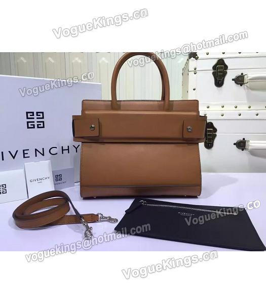 Givenchy Horizon 28cm Coffee Leather Top Handle Bag-2