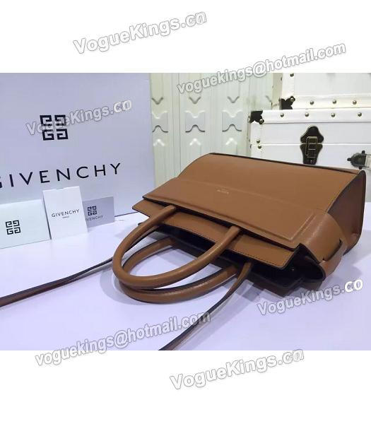 Givenchy Horizon 28cm Coffee Leather Top Handle Bag-4