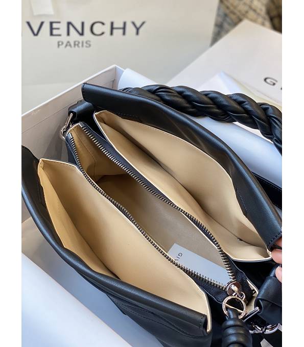 Givenchy ID93 Black Original Soft Leather Tote Shoulder Bag-7