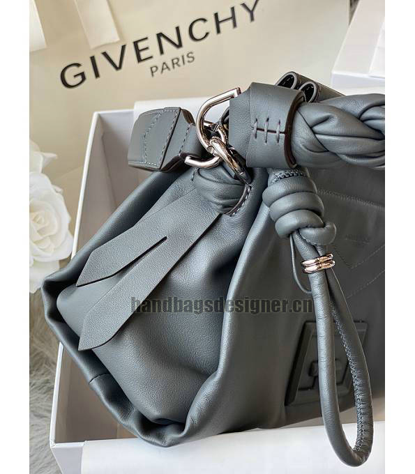Givenchy ID93 Grey Original Soft Leather Tote Shoulder Bag-2