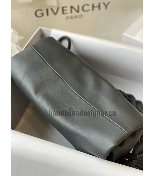 Givenchy ID93 Grey Original Soft Leather Tote Shoulder Bag-3
