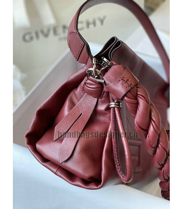 Givenchy ID93 Jujube Red Original Soft Leather Tote Shoulder Bag-2