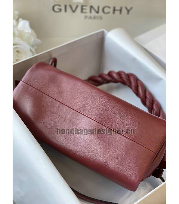 Givenchy ID93 Jujube Red Original Soft Leather Tote Shoulder Bag-3