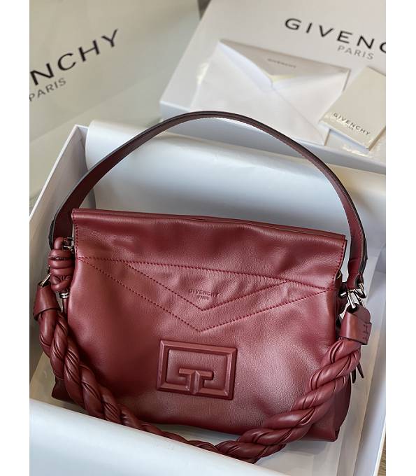 Givenchy ID93 Jujube Red Original Soft Leather Tote Shoulder Bag