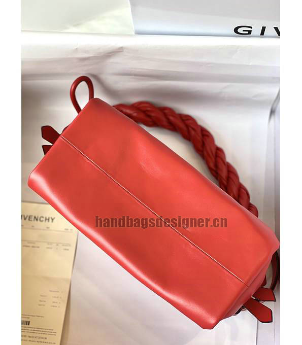 Givenchy ID93 Red Original Soft Leather Tote Shoulder Bag-4