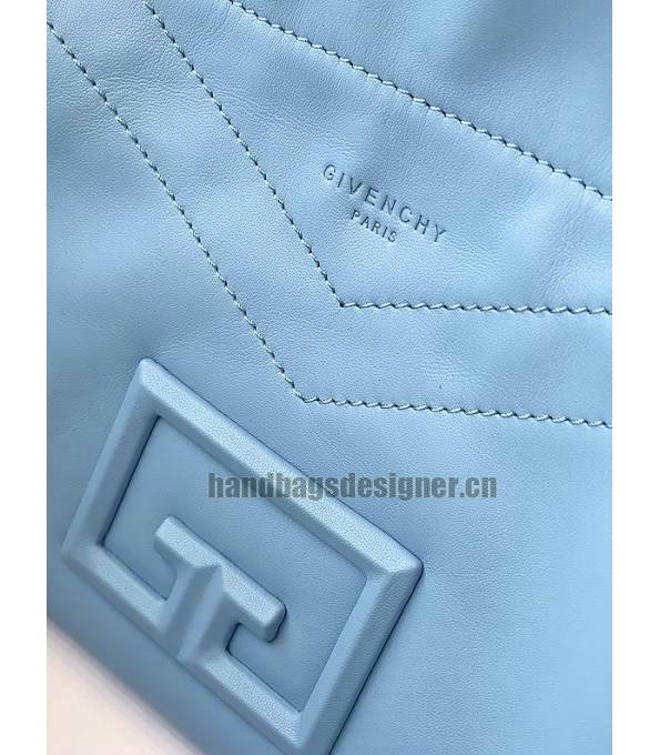 Givenchy ID93 Sky Blue Original Soft Leather Tote Shoulder Bag-4