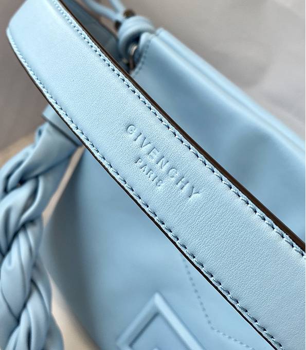 Givenchy ID93 Sky Blue Original Soft Leather Tote Shoulder Bag-5