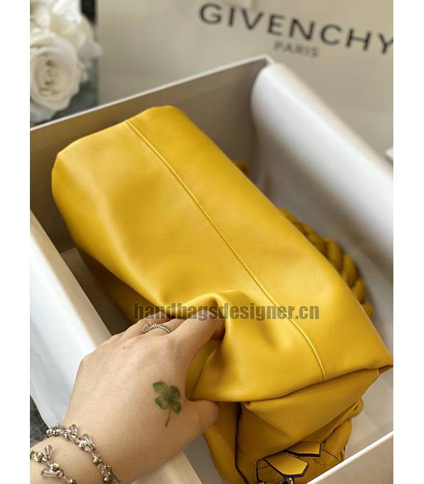 Givenchy ID93 Yellow Original Soft Leather Tote Shoulder Bag-3