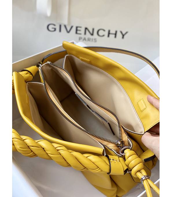 Givenchy ID93 Yellow Original Soft Leather Tote Shoulder Bag-7
