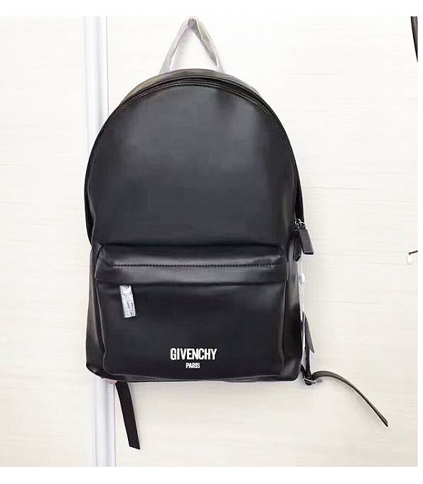 Givenchy Logo Printed Black Original Calfskin Leather Backpack
