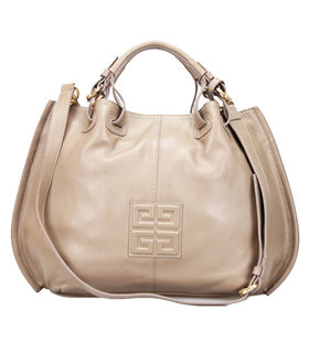 Givenchy Lucrezia Colorblock Khaki Leather Tote Shoulder Bag