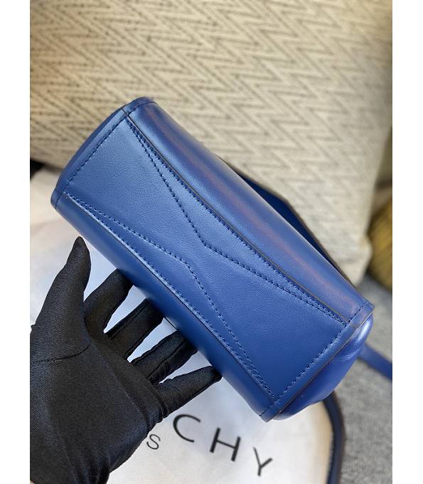 Givenchy Mystic Blue Original Calfskin Leather Mini Top Handle Shoulder Bag-3