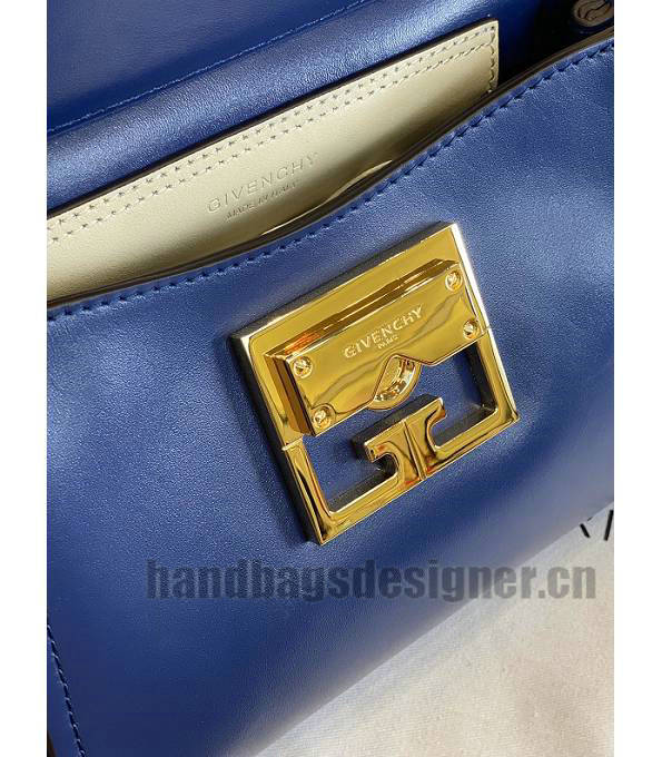 Givenchy Mystic Blue Original Calfskin Leather Mini Top Handle Shoulder Bag-5