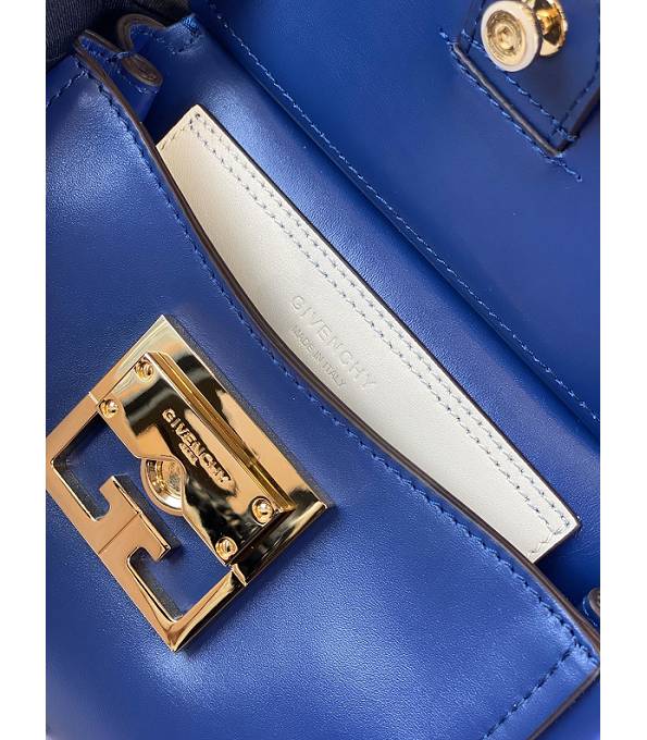 Givenchy Mystic Blue Original Calfskin Leather Mini Top Handle Shoulder Bag-8