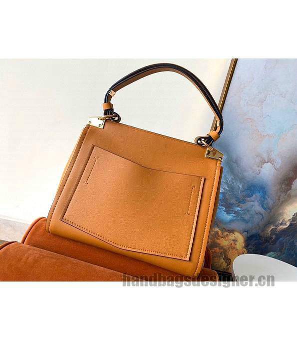 Givenchy Mystic Brown Original Calfskin Leather Medium Top Handle Shoulder Bag-4