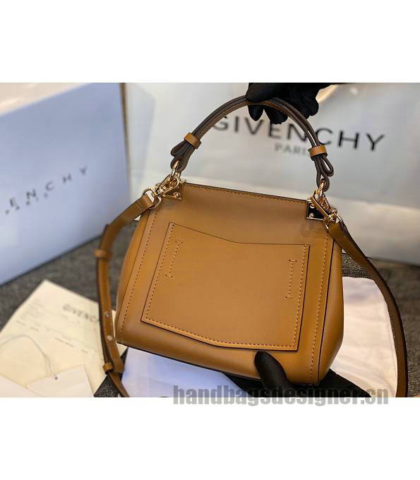 Givenchy Mystic Brown Original Calfskin Leather Mini Top Handle Shoulder Bag-2