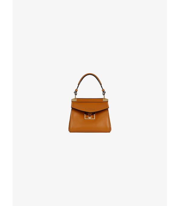 Givenchy Mystic Brown Original Calfskin Leather Small Top Handle Shoulder Bag-1