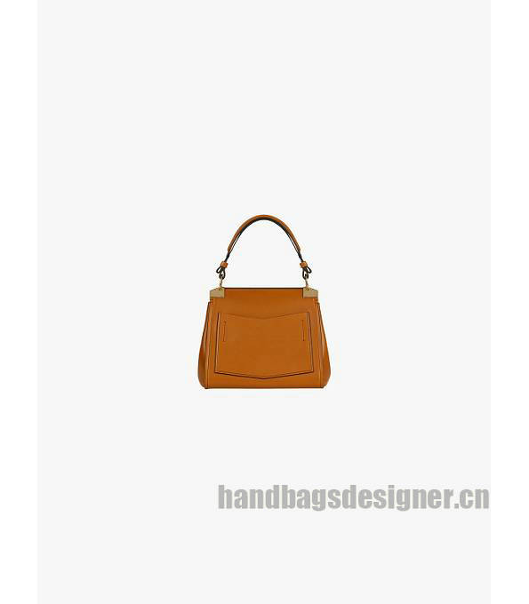Givenchy Mystic Brown Original Calfskin Leather Small Top Handle Shoulder Bag-4